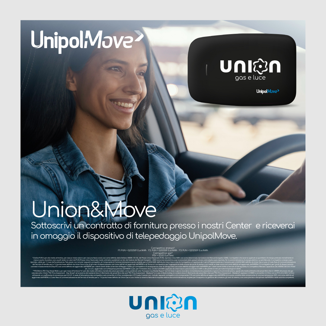 È ufficiale la partnership di Union Gas e Luce con UnipolTech